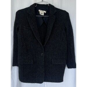 Isabel Marant pour H&M Kids Alpaca Wool Blazer Gray Herringbone Jacket 10-11Y